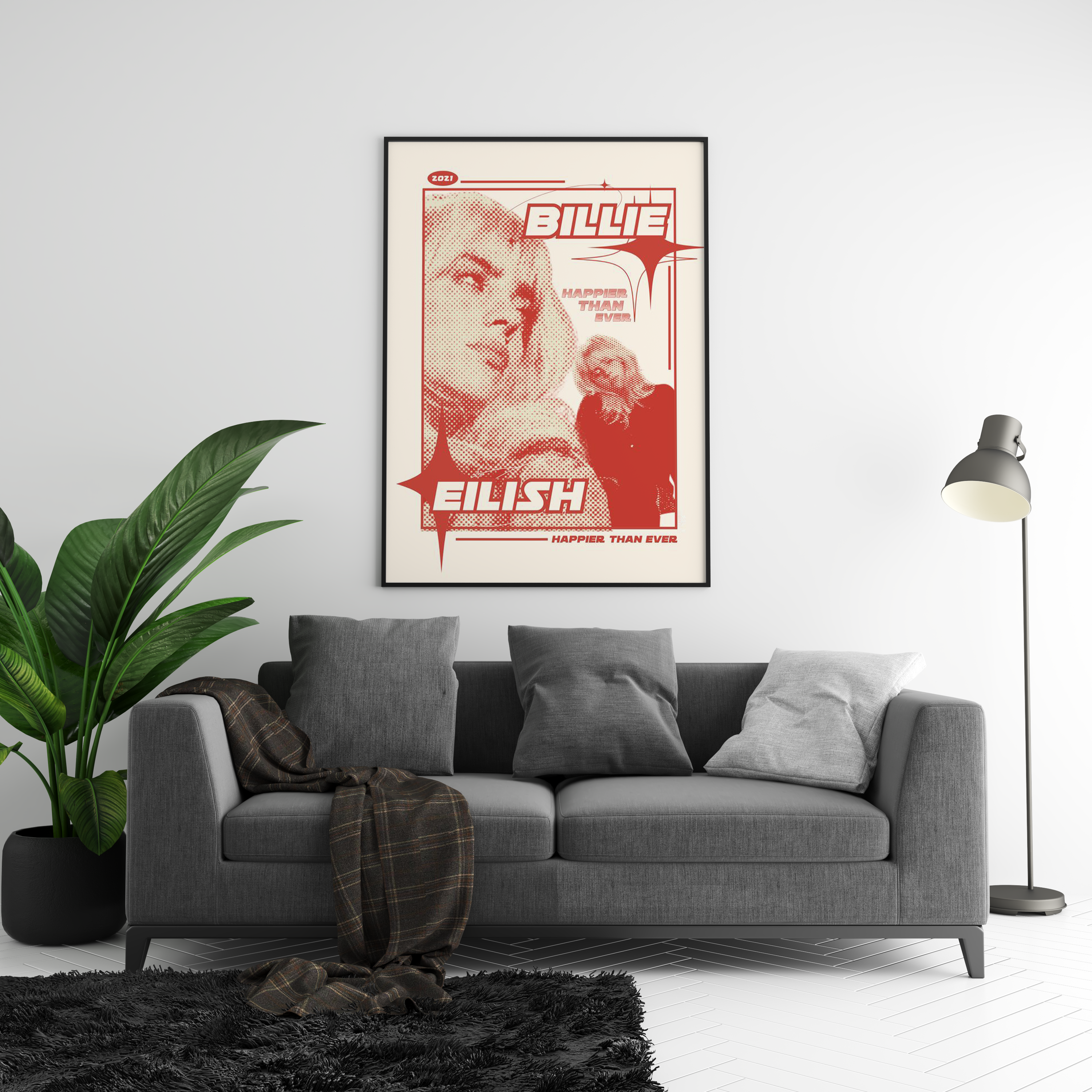 Billie Eilish 'Happier Than Ever' Poster | Hype Posters