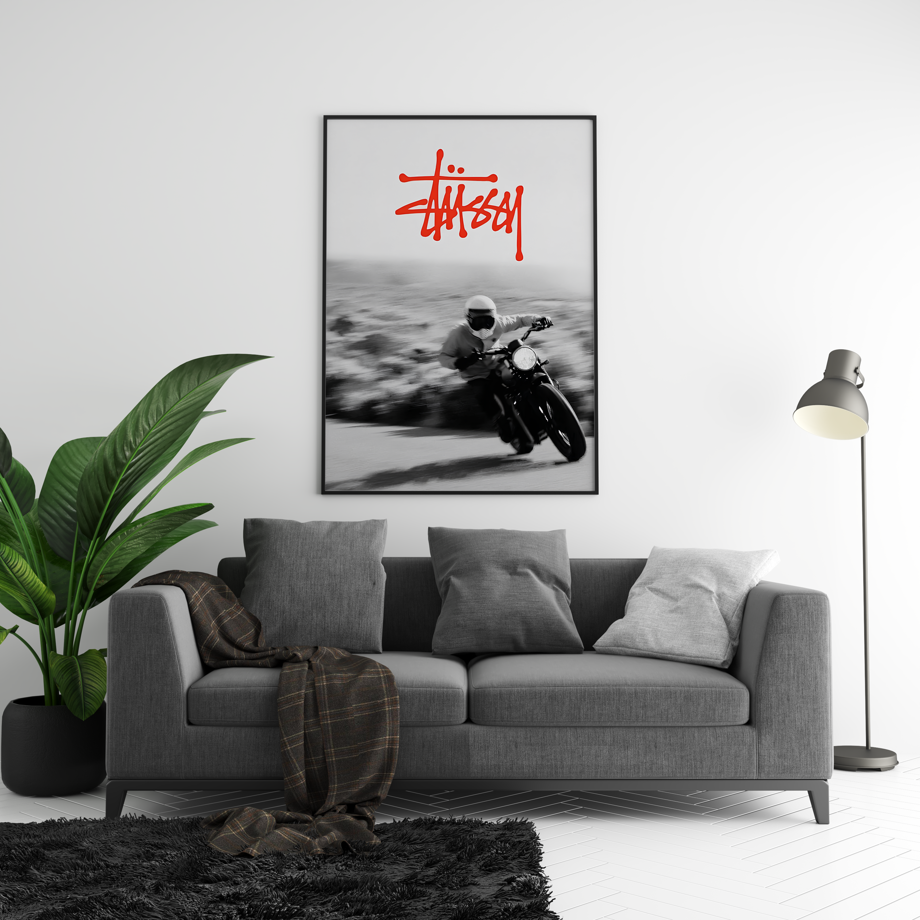 Stussy Motorbike Motion Poster | Hype Posters