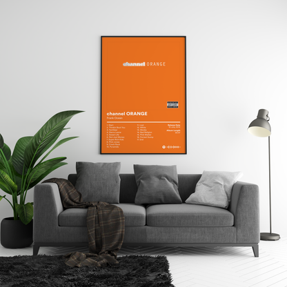 Frank Ocean 'Channel ORANGE' Album Poster | Hype Posters