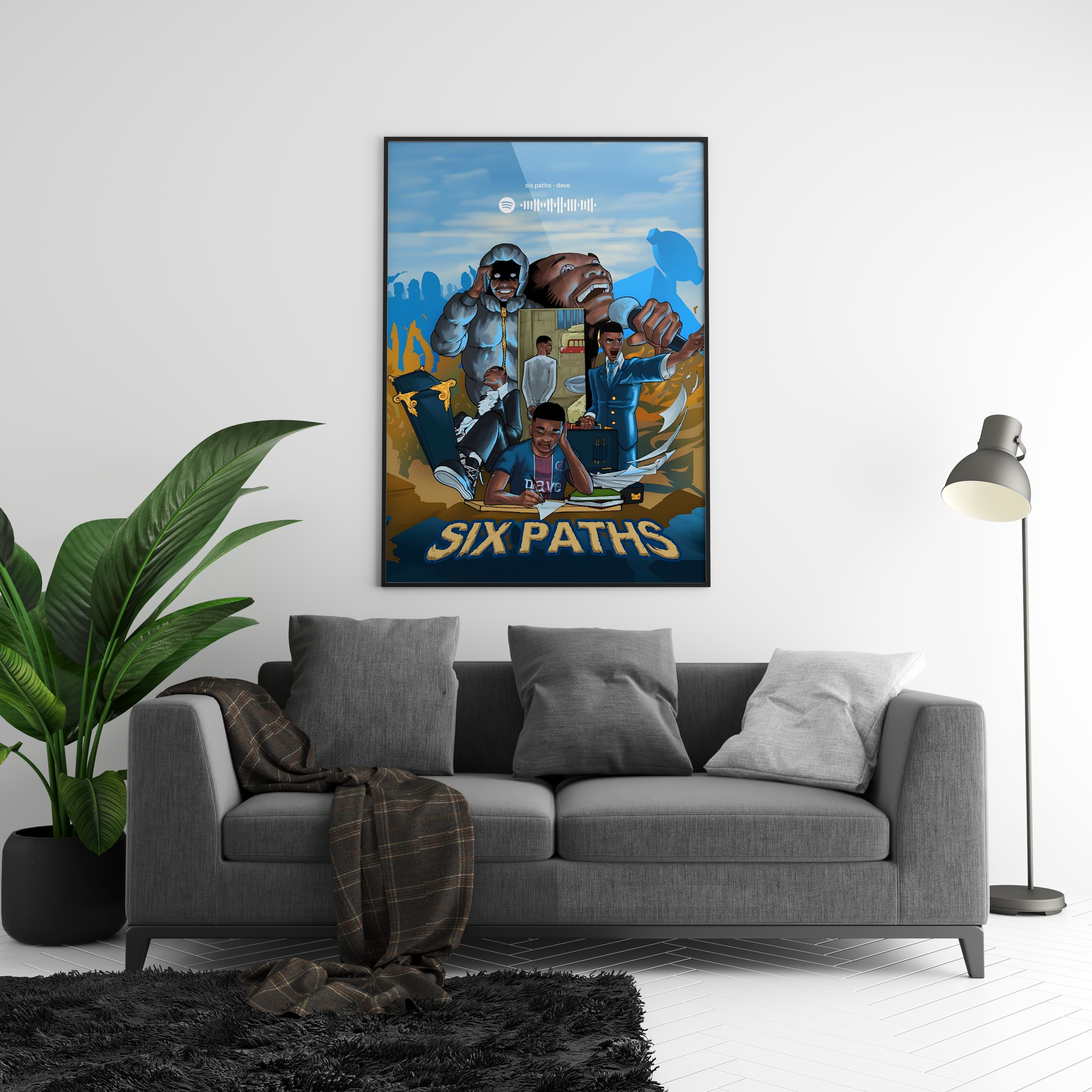 Dave 'Six Paths' Spotify Poster | Hype Posters