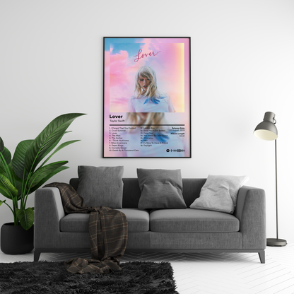 Taylor Swift 'Lover' Album Poster | Hype Posters