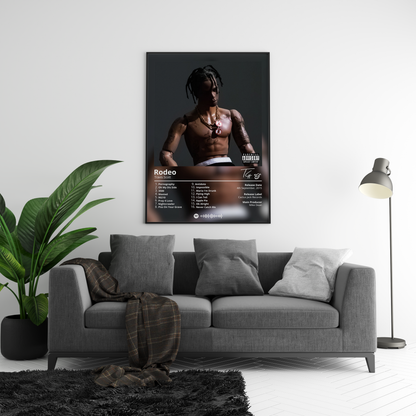 Travis Scott 'Rodeo' Album Poster | Hype Posters
