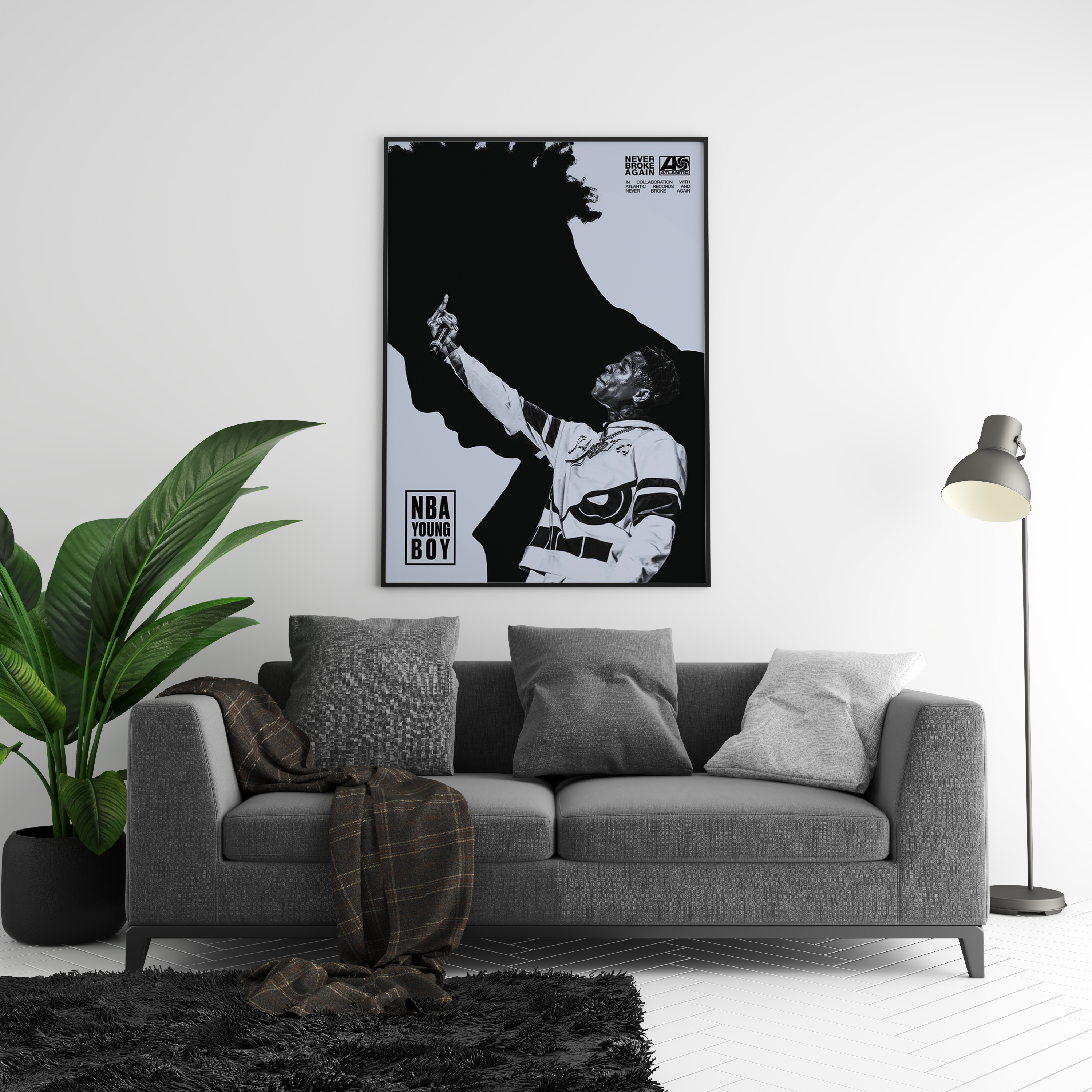 NBA Young Boy 'Silhouette' Poster | Hype Posters