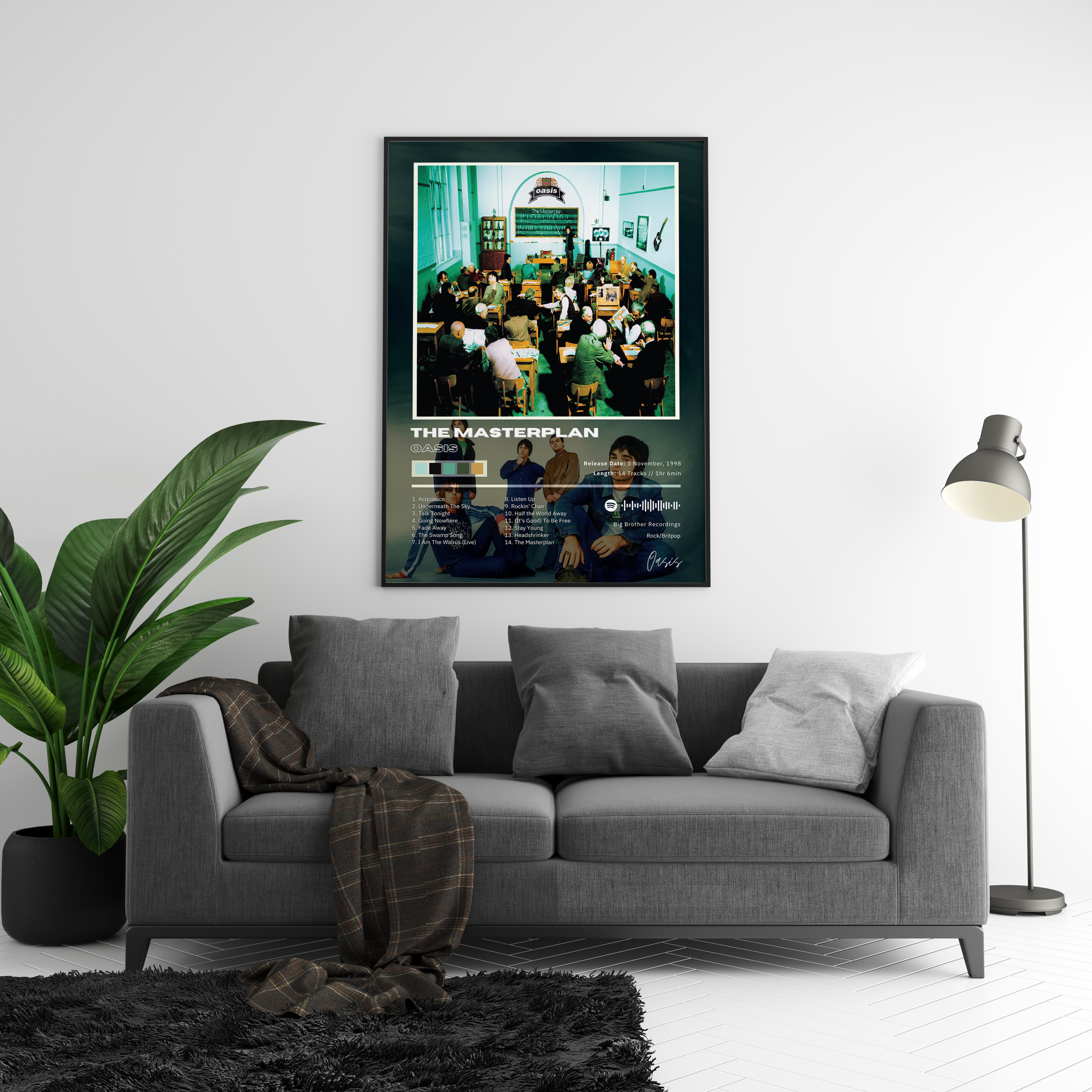 Oasis 'The Masterplan' Album Poster | Hype Posters