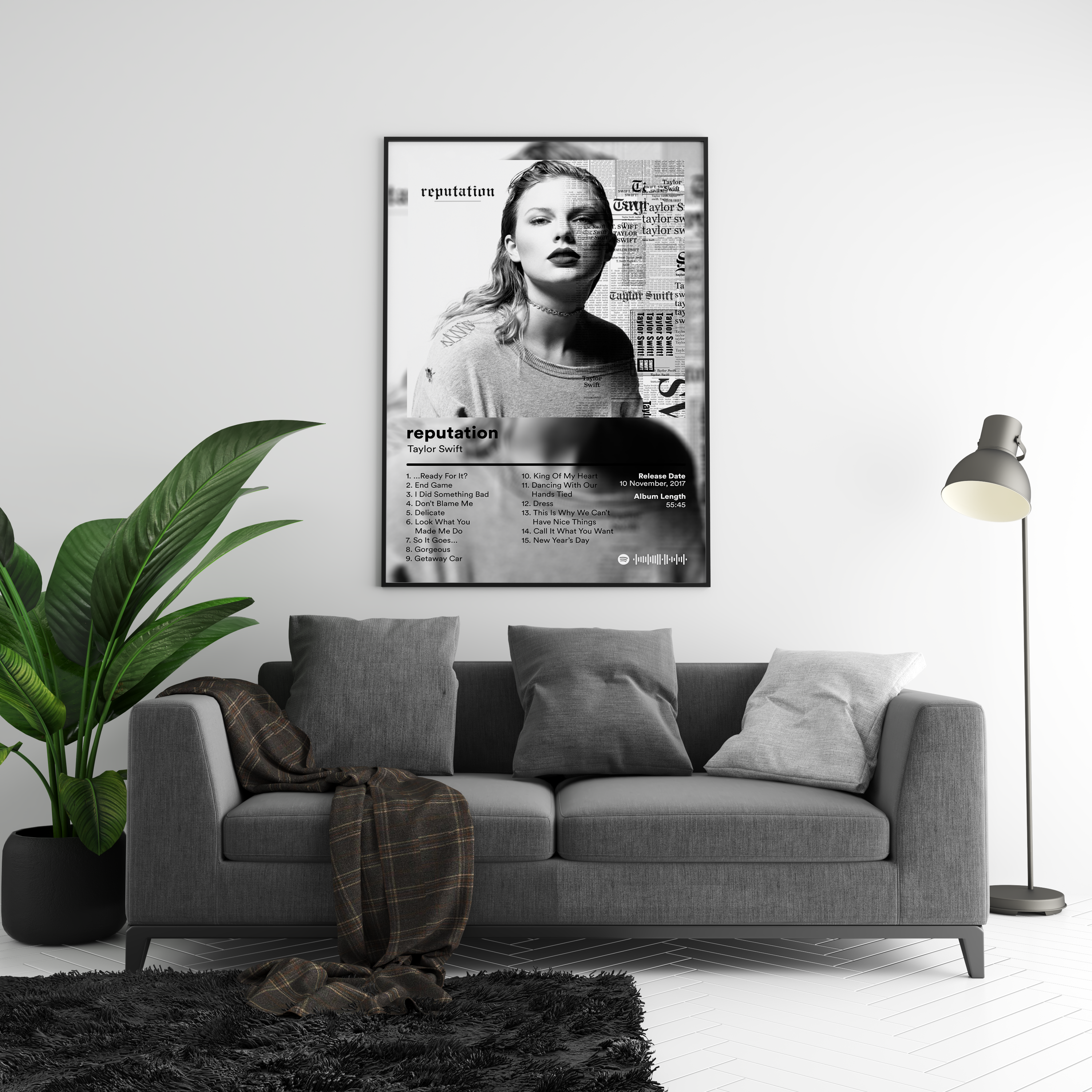 Taylor Swift 'reputation' Album Poster | Hype Posters