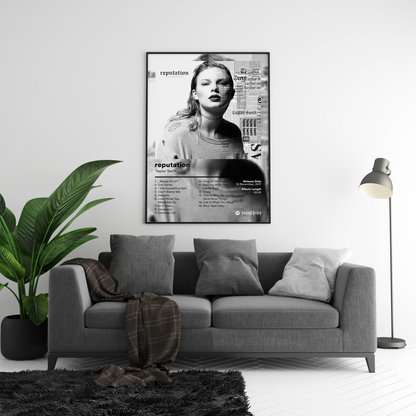Taylor Swift 'reputation' Album Poster | Hype Posters