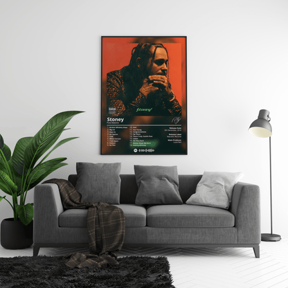 Post Malone 'Stoney' Album Poster | Hype Posters