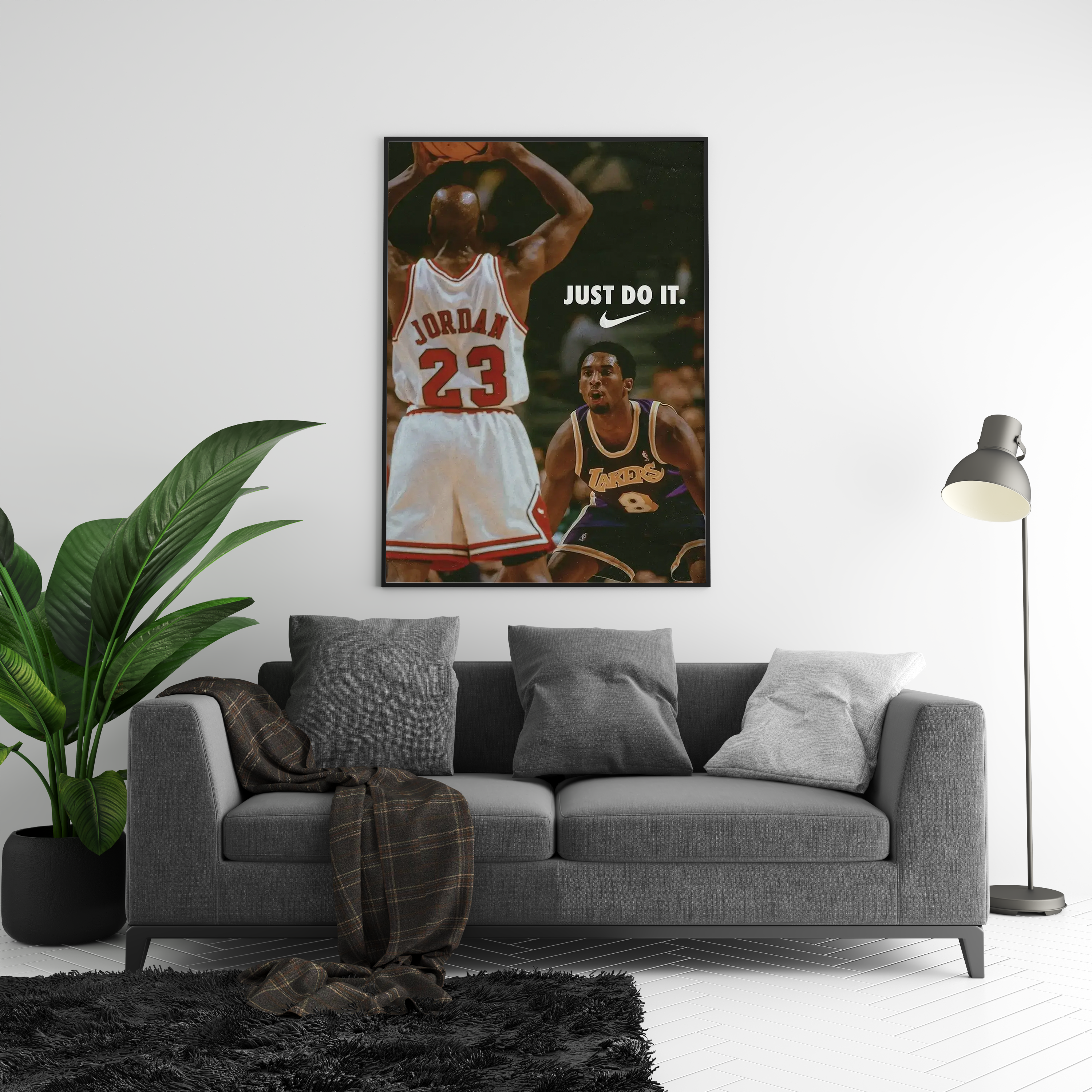 Michael Jordan X Kobe 'Mamba' Poster | Hype Posters