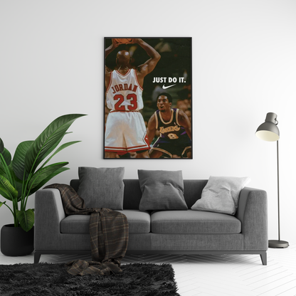 Michael Jordan X Kobe 'Mamba' Poster | Hype Posters