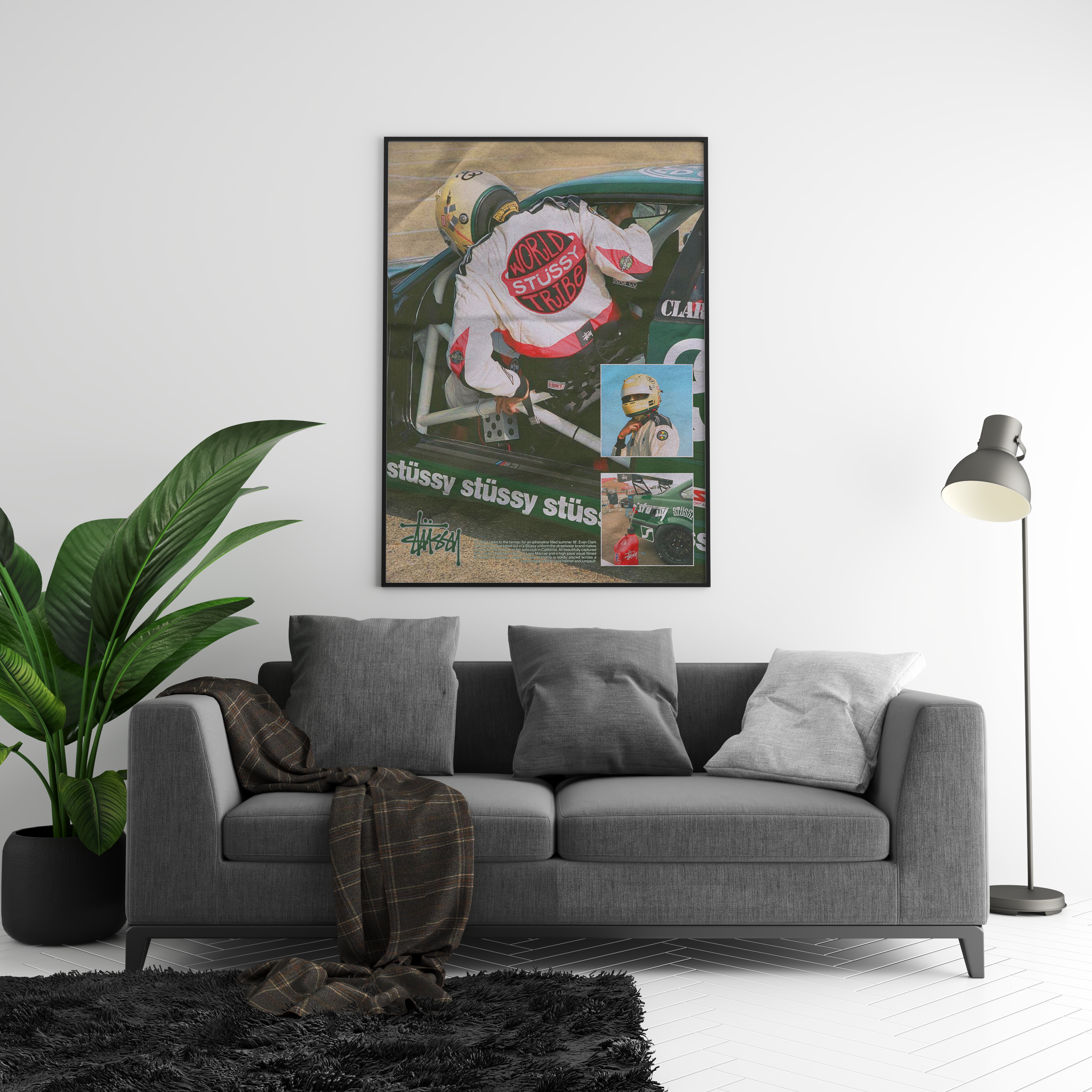 Stussy Motorsport Poster | Hype Posters