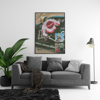Stussy Motorsport Poster | Hype Posters