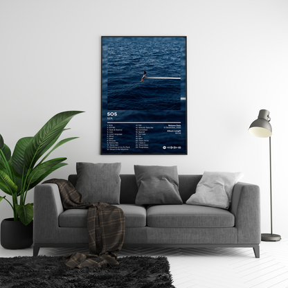 SZA 'SOS' Album Poster | Hype Posters