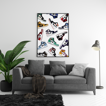 Sneaker Highs Poster | Hype Posters