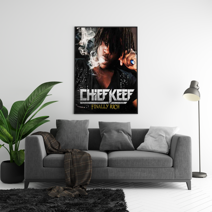 Chief Keef 'Finally Rich' Poster | Hype Posters
