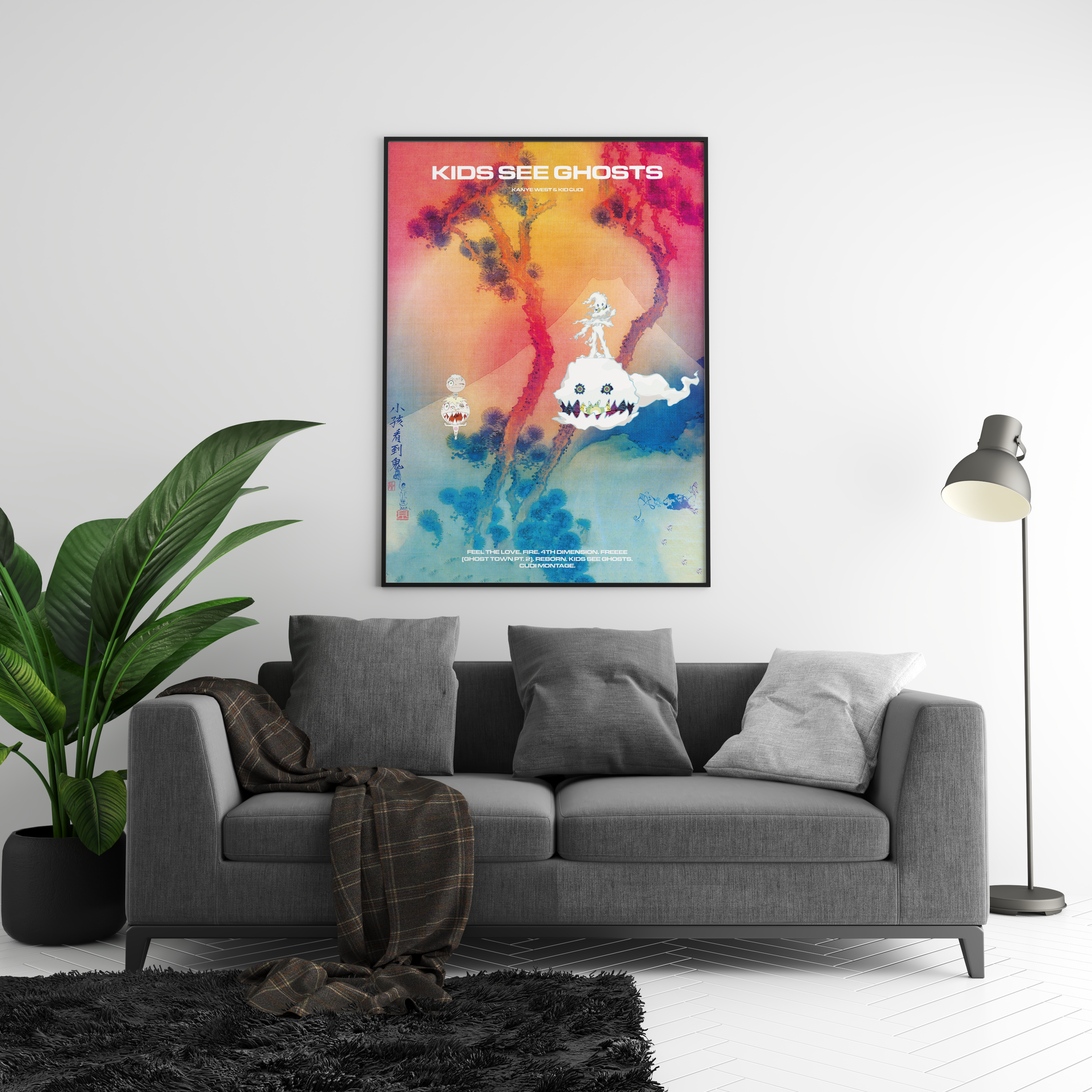 Kanye West 'Kids See Ghosts' Poster | Hype Posters