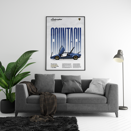 Lamborghini Countach Classic Series Poster | Hype Posters
