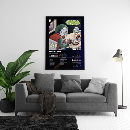 MF DOOM 'Mm..Food' Album Poster | Hype Posters