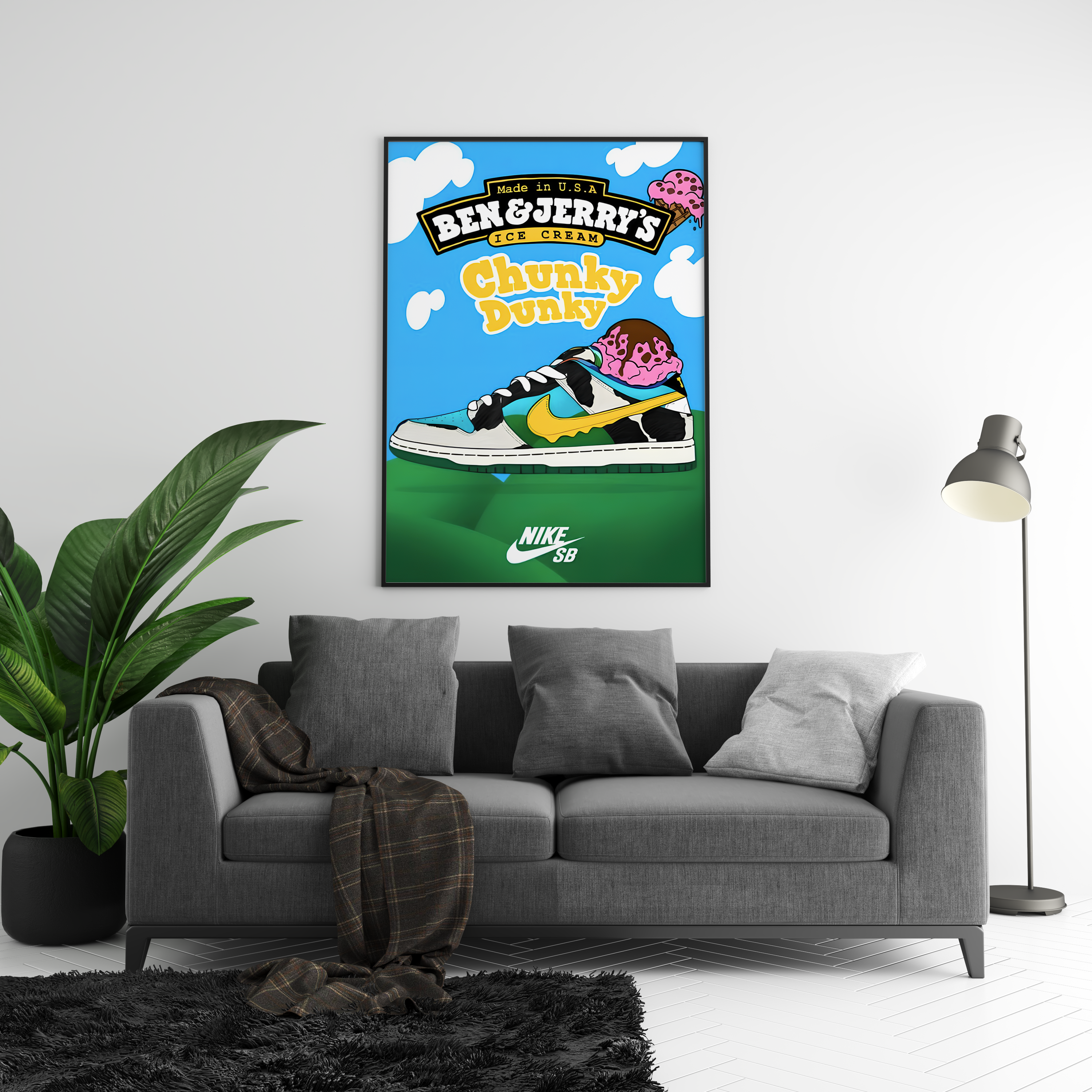 Chunky Dunky Sneaker Poster | Hype Posters