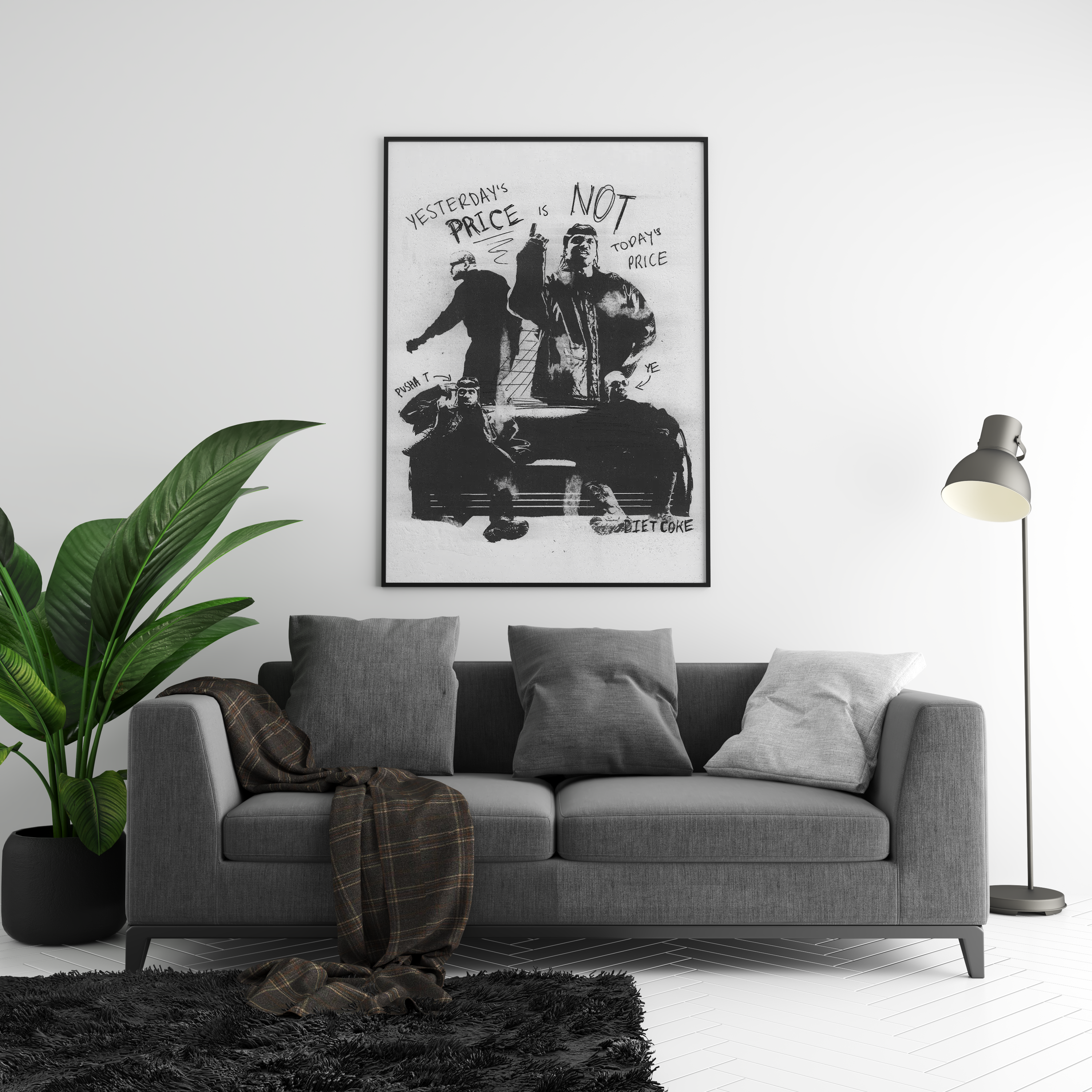 Pusha T 'Diet Coke' Poster | Hype Posters