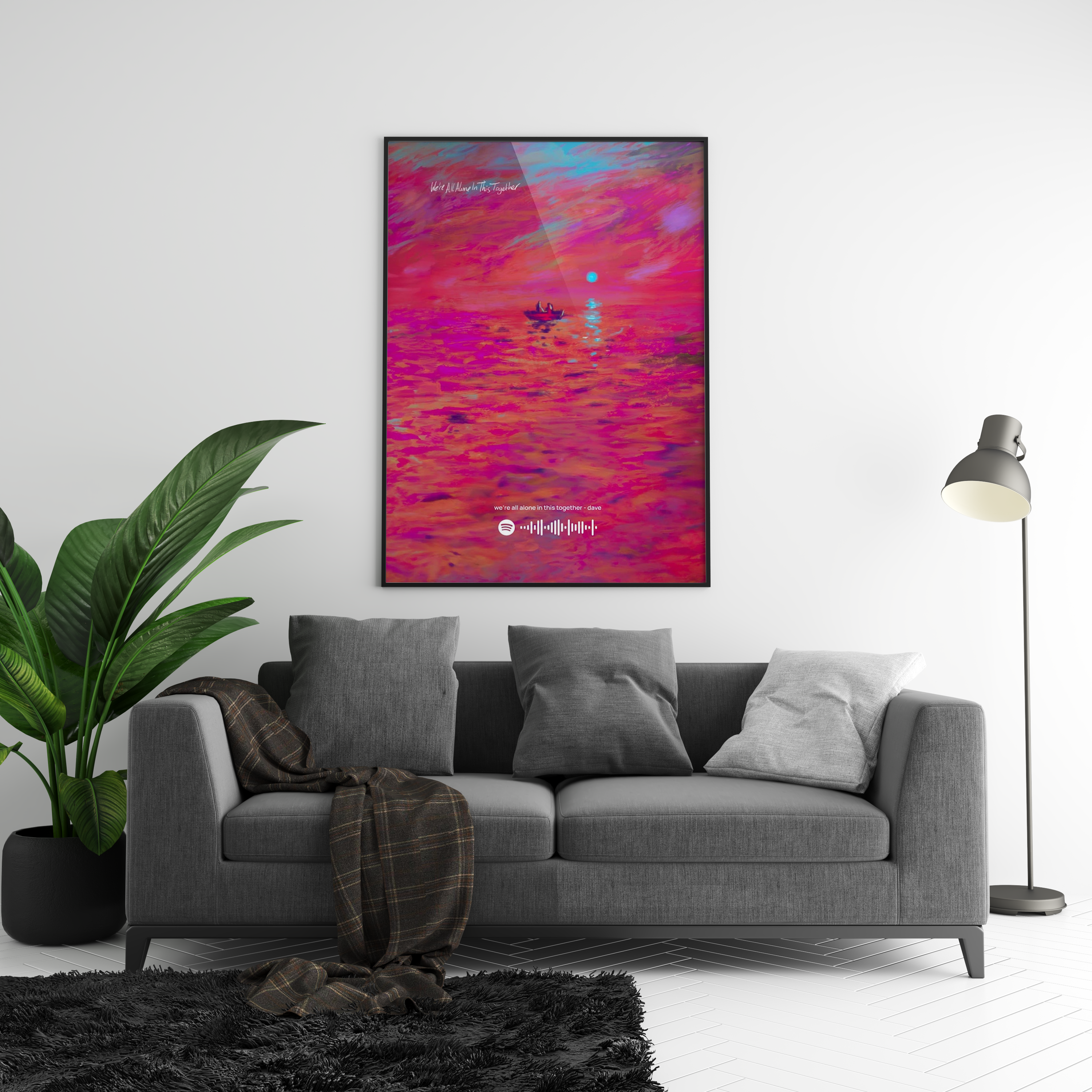 Dave 'We're All Alone In This Together' Spotify Poster | Hype Posters