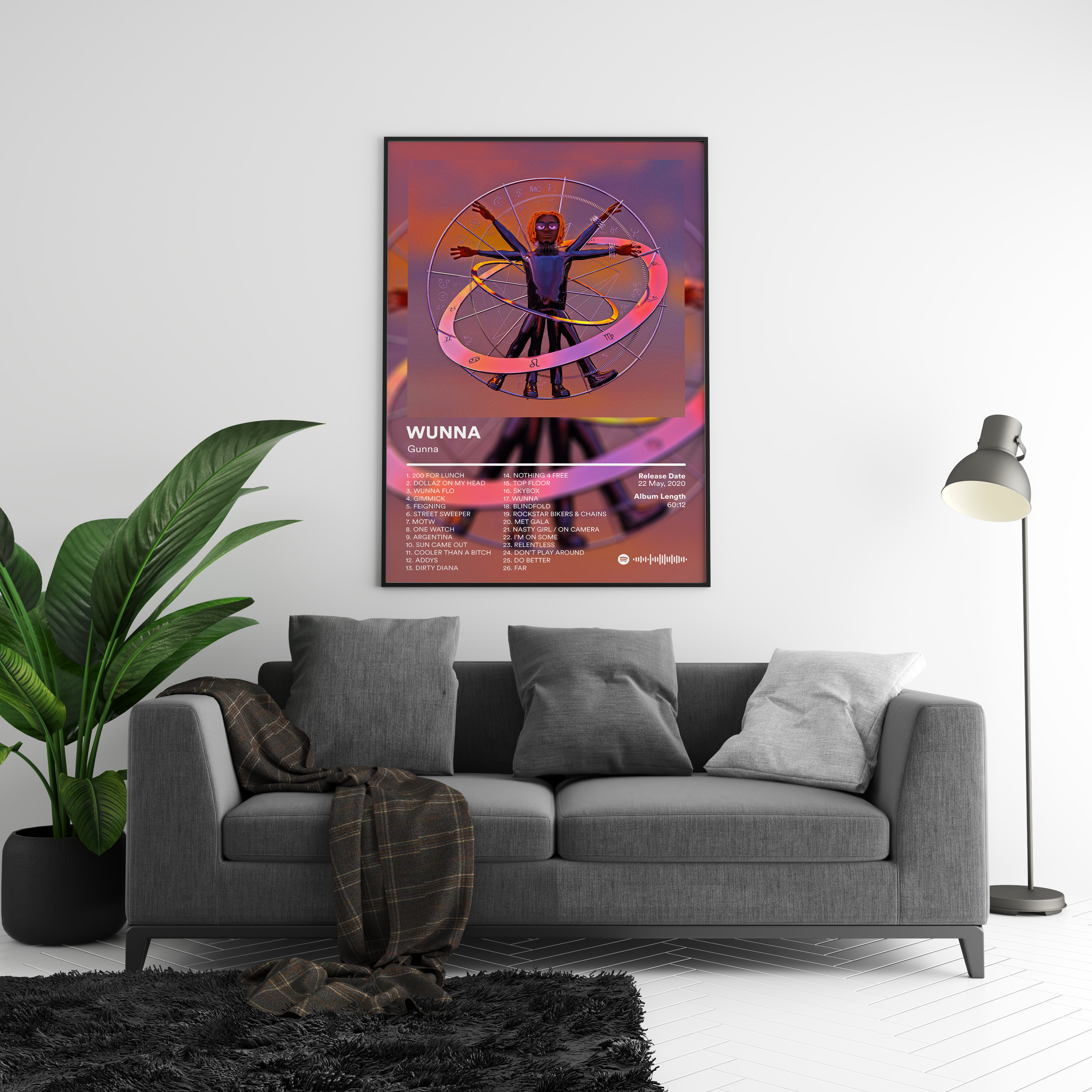 Gunna 'WUNNA' Album Poster | Hype Posters