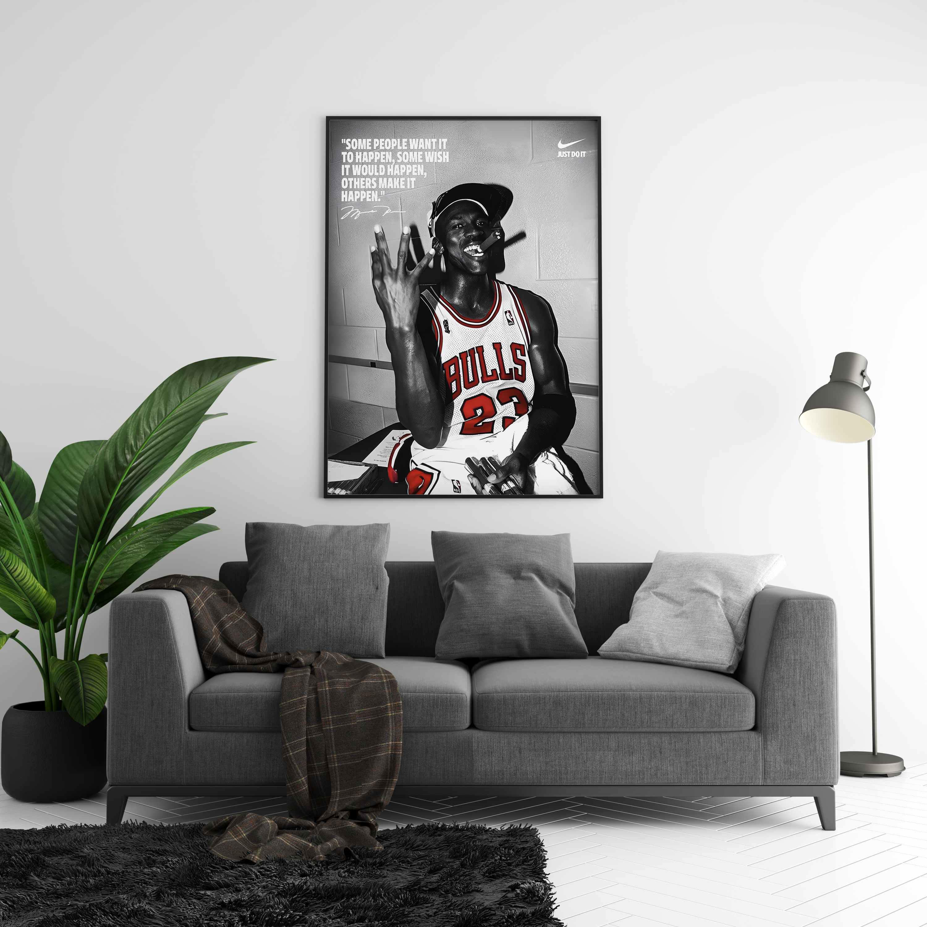 Michael Jordan Vintage Trophy Poster | Hype Posters