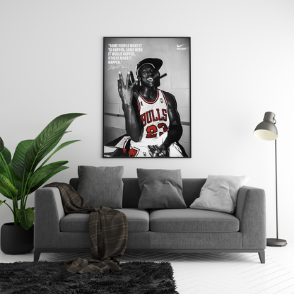 Michael Jordan Vintage Trophy Poster | Hype Posters