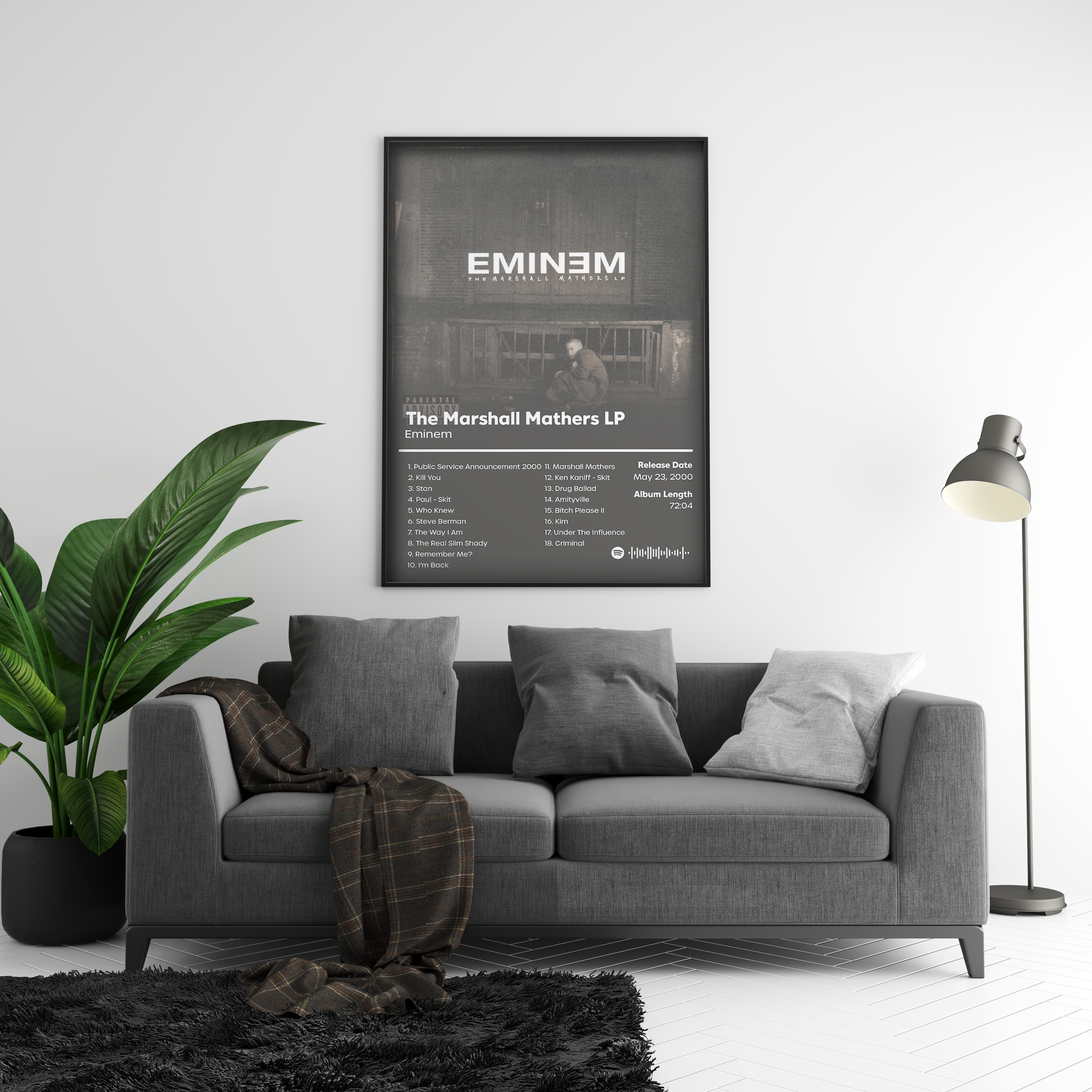 Eminem 'The Marshall Mathers LP' Album Poster | Hype Posters