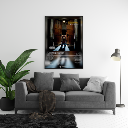 Kanye West 'Late Registration' Album Poster | Hype Posters