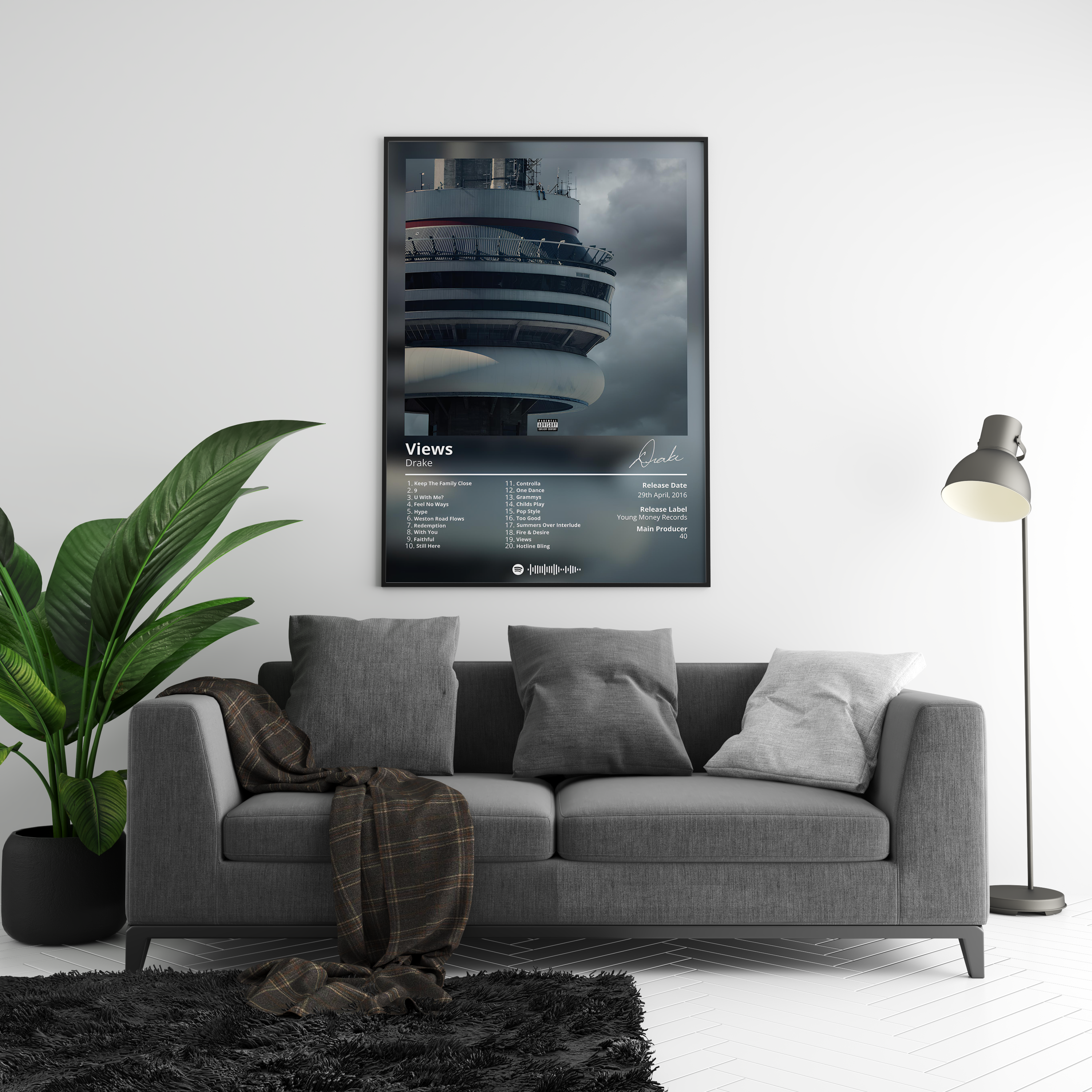 Drake 'Views' Album Poster | Hype Posters