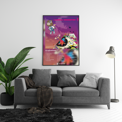 Kanye West 'Graduation' Album Poster | Hype Posters