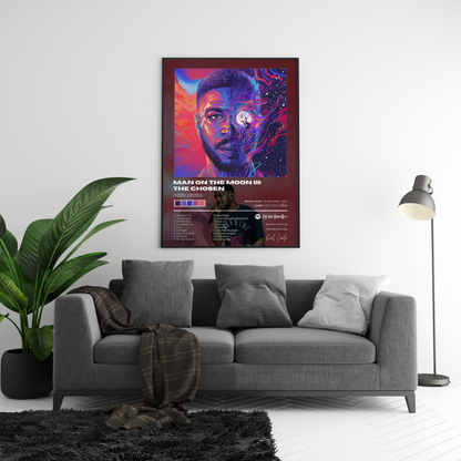 Kid Cudi 'Man On The Moon III' Album Poster | Hype Posters