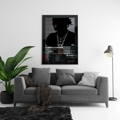 Ken Carson 'A Great Chaos' Album Poster | Hype Posters