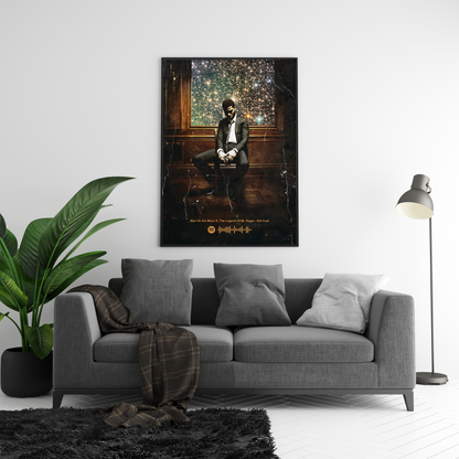 Kid Cudi 'Man On The Moon II: The Legend Of Mr. Rager' Spotify Poster | Hype Posters