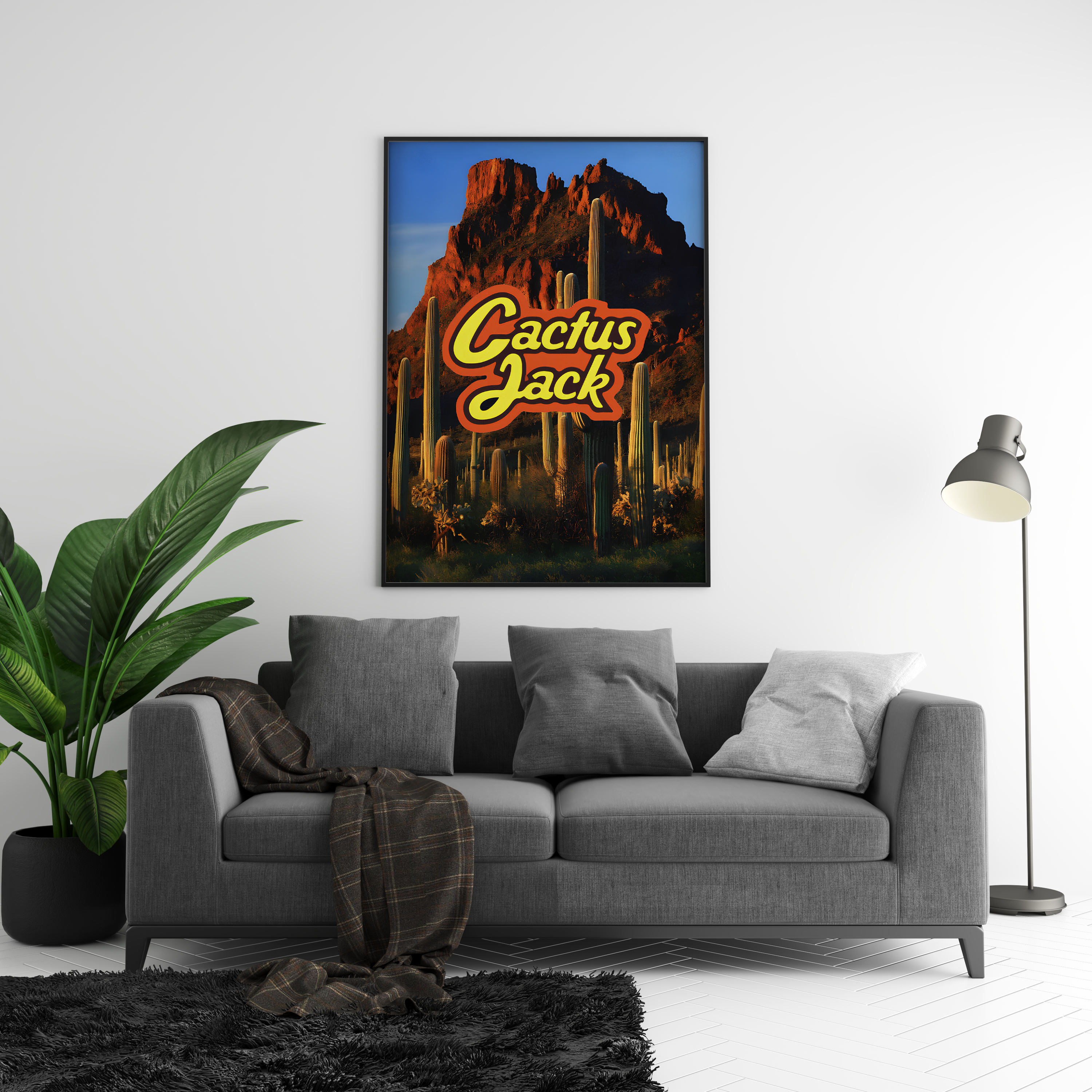 Cactus Jack Mountains Poster | Hype Posters