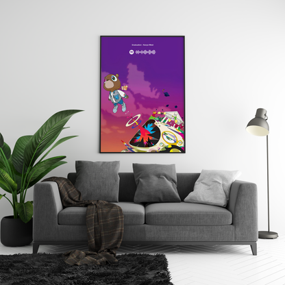 Kanye West 'Graduation' Spotify Poster | Hype Posters