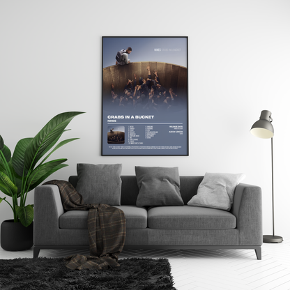 Nines - "Crabs In A Bucket" Album Poster | Hype Posters