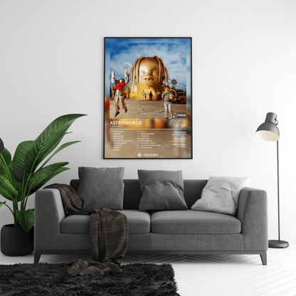 Travis Scott 'Astroworld' Album Poster | Hype Posters