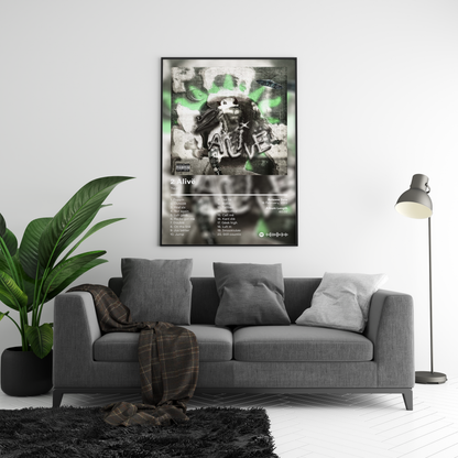 Yeat '2 Alivë' Album Poster | Hype Posters