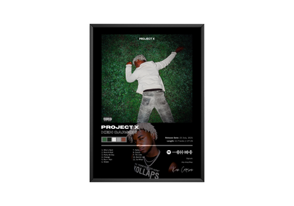 Ken Carson 'Project X' Album Poster | Hype Posters