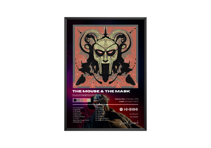 MF DOOM 'THE MOUSE & THE MASK' Album Poster | Hype Posters