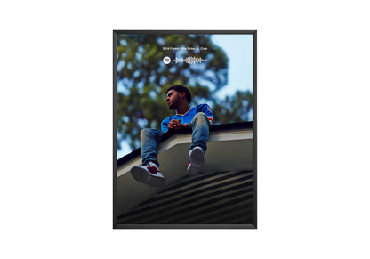 J Cole '2014 Forest Hills Drive' Spotify Poster | Hype Posters