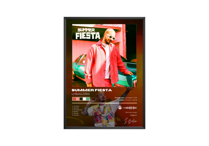 J Balvin 'Summer Fiesta' Album Poster | Hype Posters