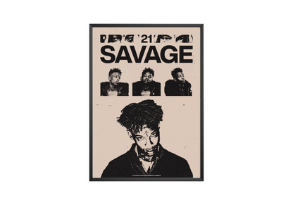 21 Savage 'Trio' Poster | Hype Posters