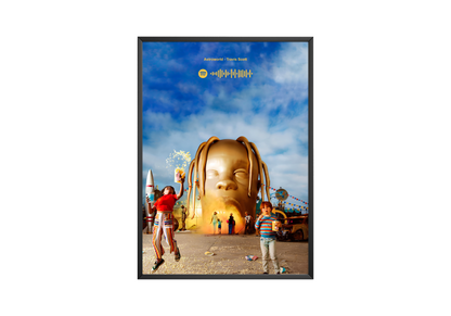 Travis Scott 'Astroworld' Spotify Poster | Hype Posters