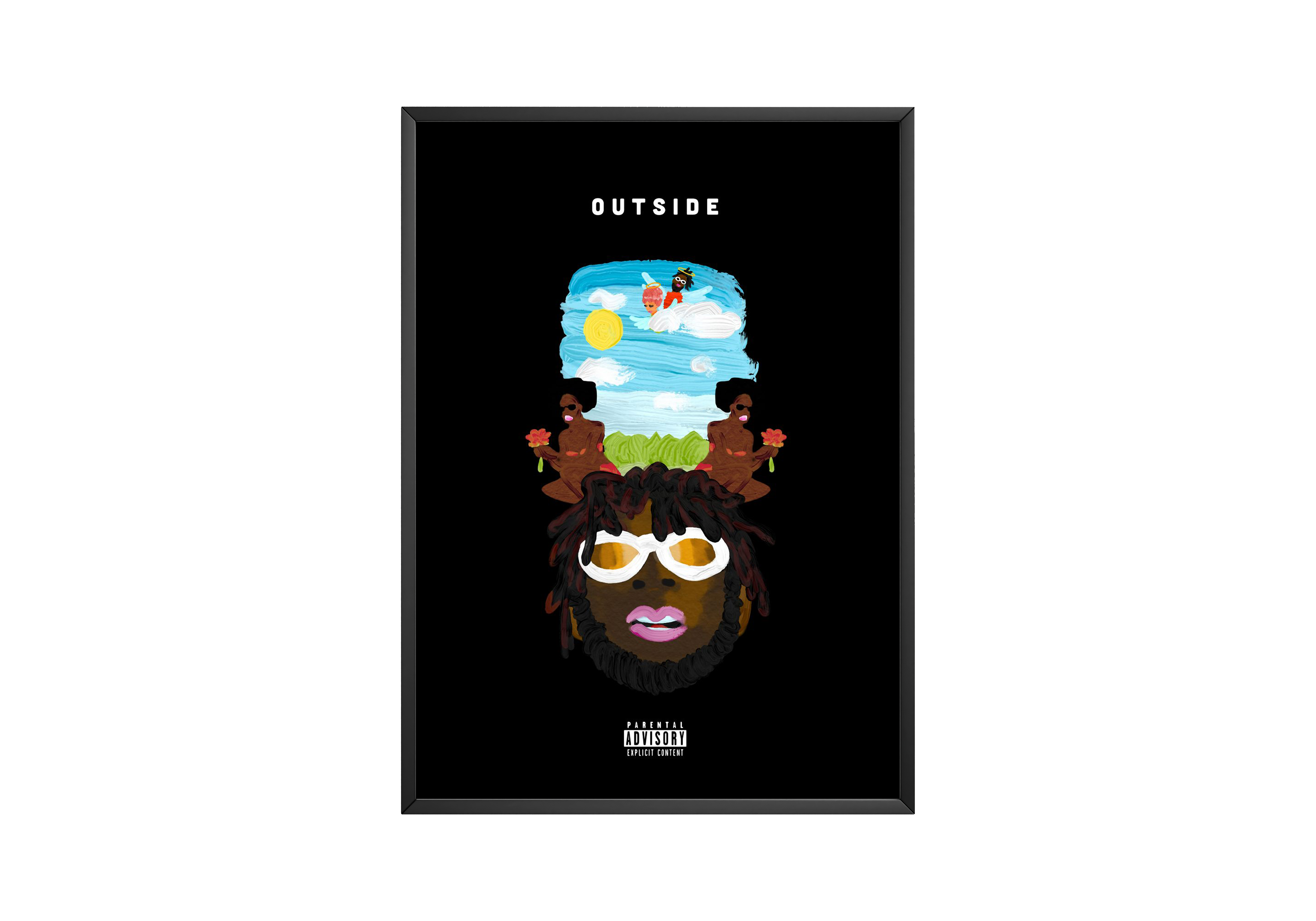 Burna Boy 'Outside' Poster | Hype Posters