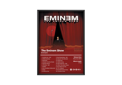 Eminem 'The Eminem Show' Album Poster | Hype Posters