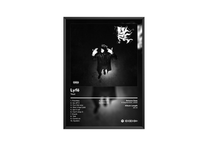 Yeat 'Lyfë' Album Poster | Hype Posters
