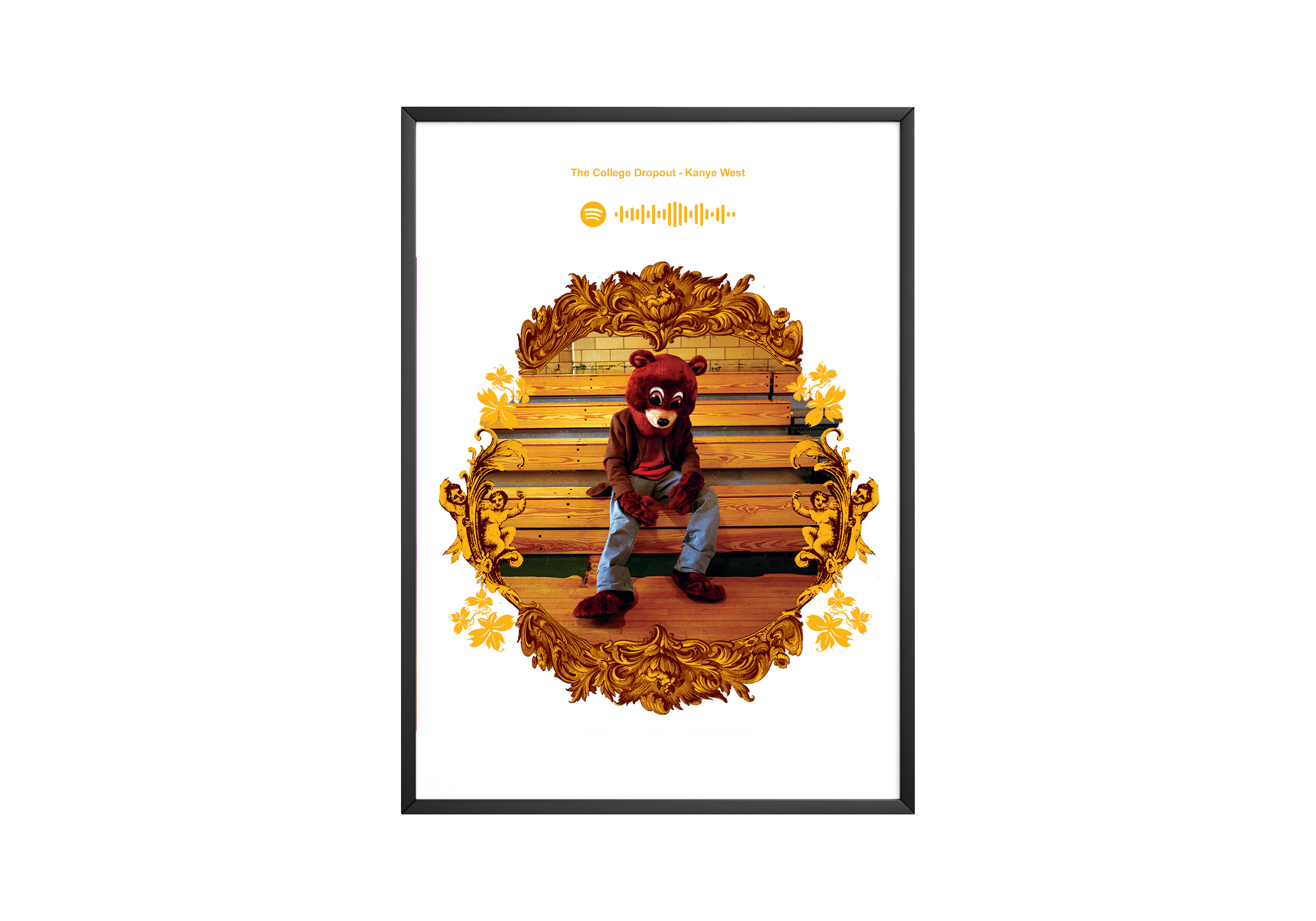 Kanye West 'The College Dropout' Spotify Poster | Hype Posters