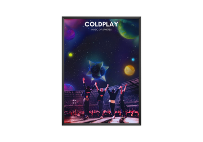 Coldplay 'Music Of Spheres' Poster | Hype Posters